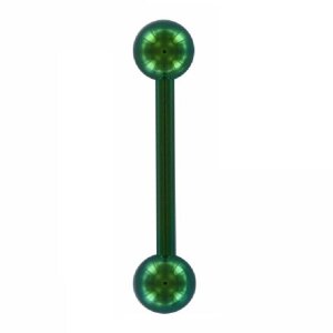 Color Titan - Barbell - grün 1,2 mm 6 mm 3 mm