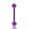 Color Titan - Barbell - violet 1,2 mm 6 mm 3 mm