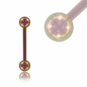 Color Titan - Barbell - rosa 1,6 mm 10 mm 4 mm