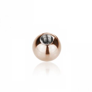Rosegold Steel - Boule à vis 1,2 mm 2 mm