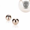 Rosegold Steel - Screw ball  1,2 mm 5 mm