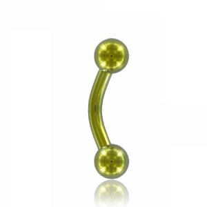 Couleur Titane - Banane - jaune 1,2 mm 6 mm 3 mm