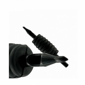 Disposable Black Rubber Grip - Diamond - 20 pcs 5er