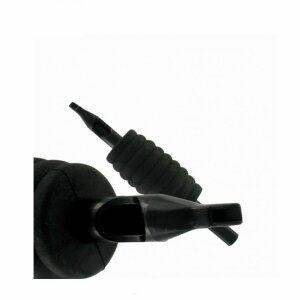 Disposable Black Rubber Grip - Flat - 20 pcs