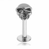 Steel - Labret - Skull
