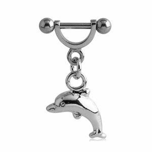 Steel - Earpiercing - Dolphin