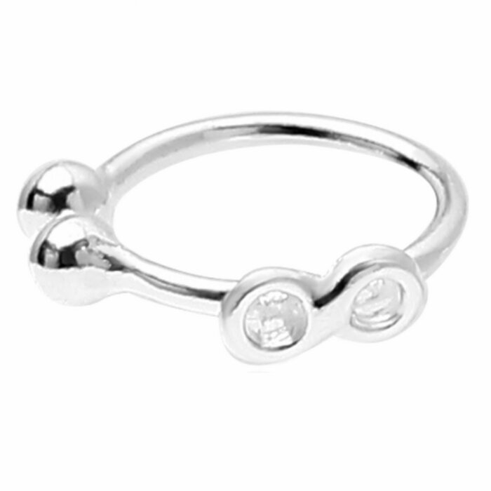 Silber - Fake Nasenring - Unendlich