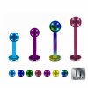 Color Titan - Labret 1,2 mm 8 mm 3 mm Grün
