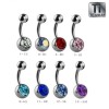Titan - Mini Banane - Kristall 10 mm RD - Red/Rot