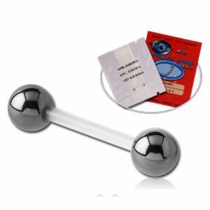 PTFE - barbell - steel ball - sterile 1,6 mm 12 mm 5 mm