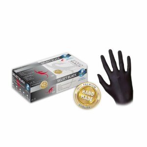 Latex - gloves - Black - 100 Stk. - powder free -...
