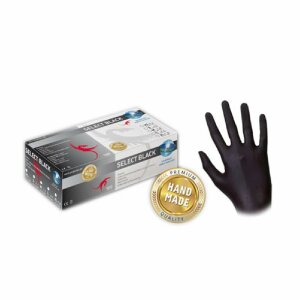 Latex - Handschuhe - schwarz - 100 Stk. - puderfrei -...