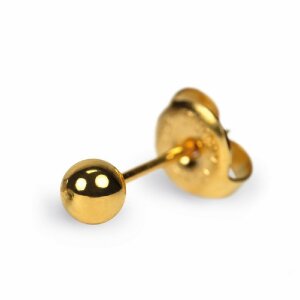 Gold Steel - Ear stud - Studex System 75