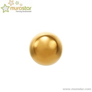 Gold Steel - Ear stud - Studex System 75 4 mm