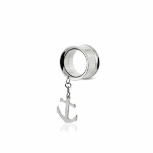 Steel - Tunnel - Double Flare - Anchor Pendant