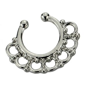 Brass - Fake Septum - gelocht