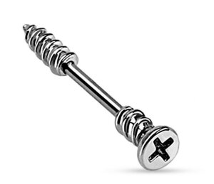 Steel - Nipple Bar - Screw