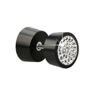 Fake Plug - Organic - Black - Crystal