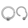 Steel - BCR ball closure ring - hinged 1,6 mm 10 mm 4 mm
