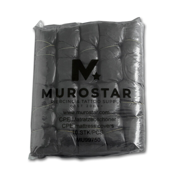 Matress cover - black - 10 pcs - unigloves