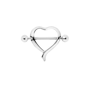 Steel - Nipple Shield - Heart