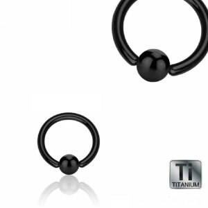 Black Titanium - BCR ball closure ring