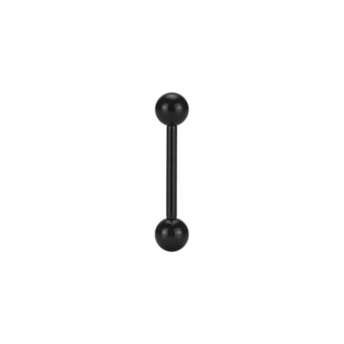 Stahl - Mini Barbell - schwarz - Supernova Concept