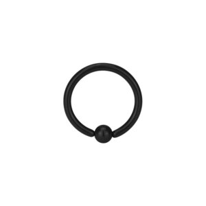 Steel - ball closure ring BCR - Black - 1,2 mm -...