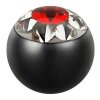 Stahl - Schraubkugel - schwarz - Epoxy - SWAROVSKI - Light Siam (LS) - Supernova Concept