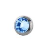 Titanium - rounddisc - crystal - Blue