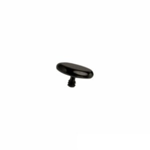 Black Titanium - Dermal Anchor Flat Disc - 1,2 mm