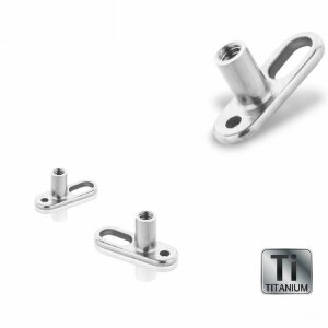 Titan - Dermal Anchor Base - 1,2 mm - 2 Loch