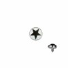 Titan - Dermal Anchor Flat-Disc - Schwarzer Stern - 1,2 mm