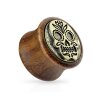 Holz - Plug - Totenkopf 8 mm