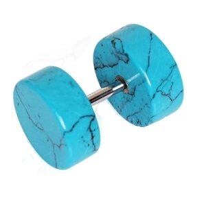 Stone - Fake Plug - Turquoise