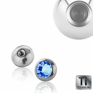 Titan - Runddisk - Kristall - Blau 1,6 mm 5 mm