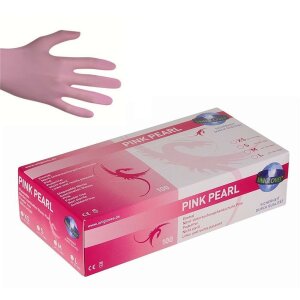 Nitrile - Gloves - Pink - 100 pcs - powder free -...