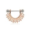 Rosegold Steel - Nipple Ring