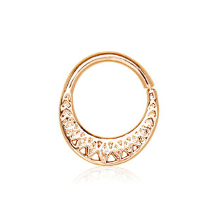 Rosegold Steel - Septum - Tribal - Flexible