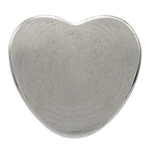 Steel - ear studs - heart - Studex System 75