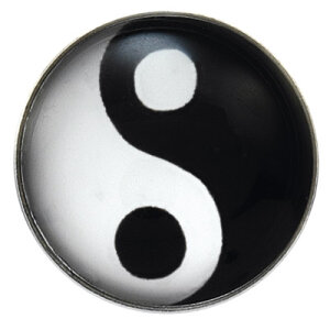 Steel - ear studs - Yin Yang - Studex System 75