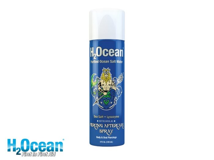 h2o piercing aftercare spray