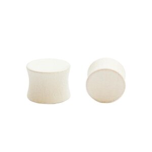 Madera - Tapón - Blanco 10 mm