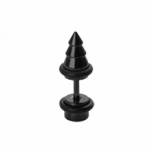 Black Steel - Fake Plug - Spitze geriffelt