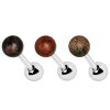 Steel - Barbell - Tragus - Wood