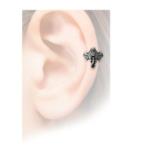 Steel - Ear Cuff - Elephant