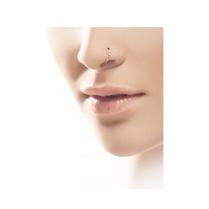 Steel - Nose Ring - Anchor - bendable