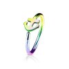 Steel - Nose Ring - Anchor - bendable