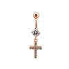 Rosegold Steel - Banana - Cross