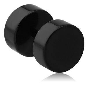 Black Titanium - Fake Plug 6 x 6 mm